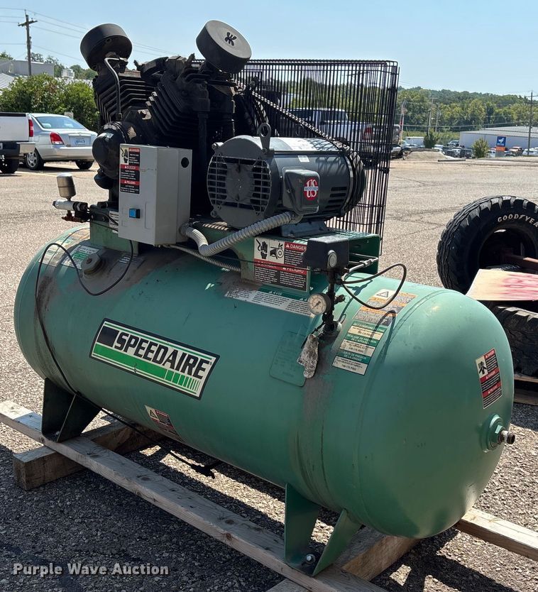 image for item DE2251 Speedaire WW-296 air compressor