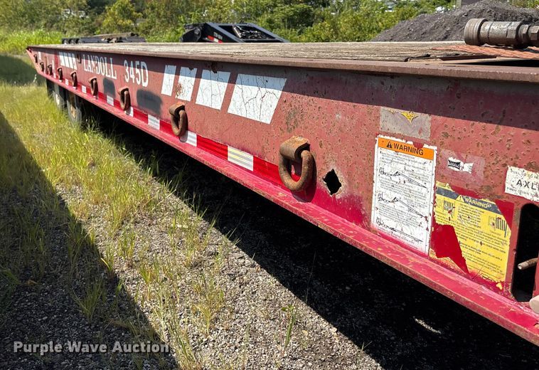 image for item DE2253 2009 Landoll tilt deck equipment trailer
