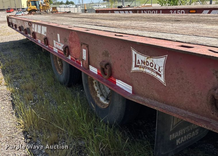 image for item DE2253 2009 Landoll tilt deck equipment trailer
