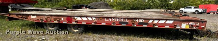 image for item DE2254 2009 Landoll tilt deck equipment trailer
