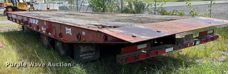 image for item DE2254 2009 Landoll tilt deck equipment trailer