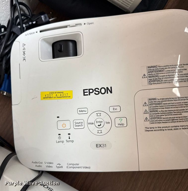 image for item DT7652 (5) Epson projectors 