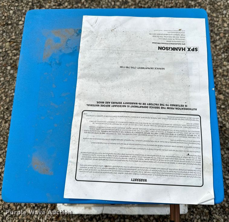 image for item DY6474 SPX Hankinson HPR5-10-115 compressed air dryer