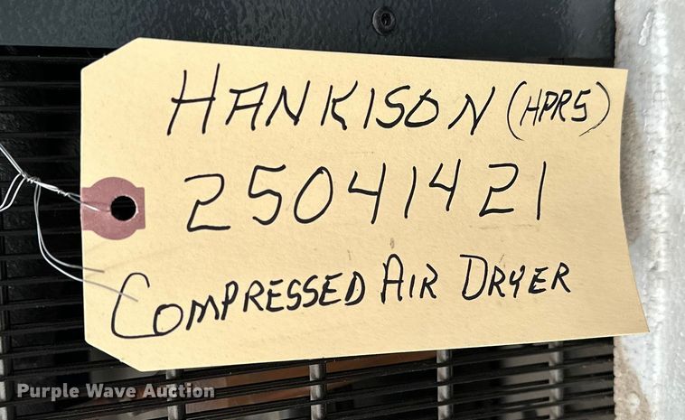 image for item DY6474 SPX Hankinson HPR5-10-115 compressed air dryer