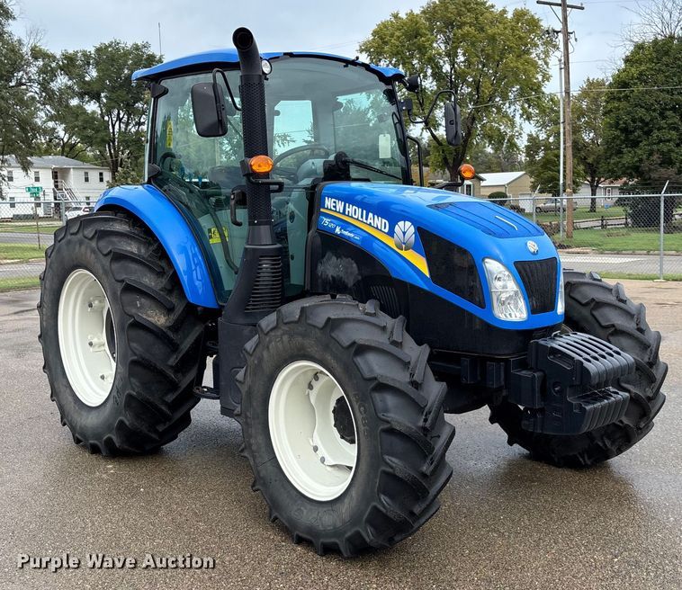 image for item DY6487 2019 New Holland T5.120 MFWD tractor