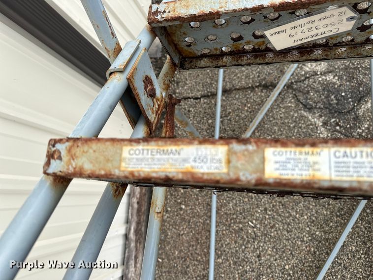 image for item DY6489 (4) Cotterman rolling ladders