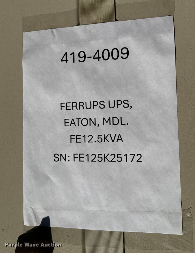 image for item DY8136 Eaton FE12.5KVA UPS