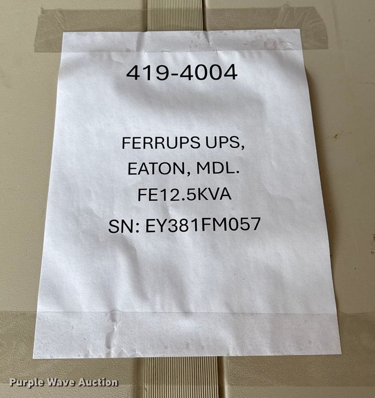 image for item DY8137 Eaton UPS