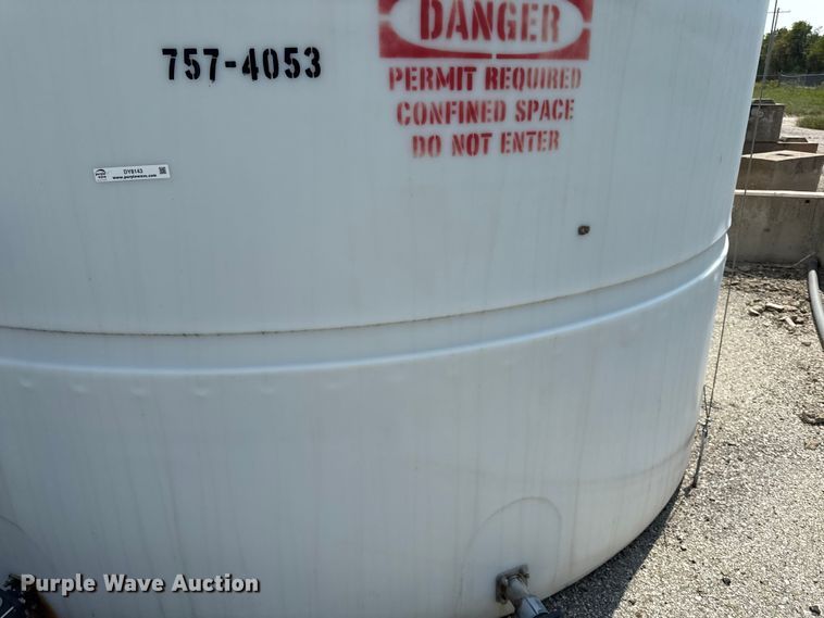 image for item DY8143 Salt brine poly storage tank