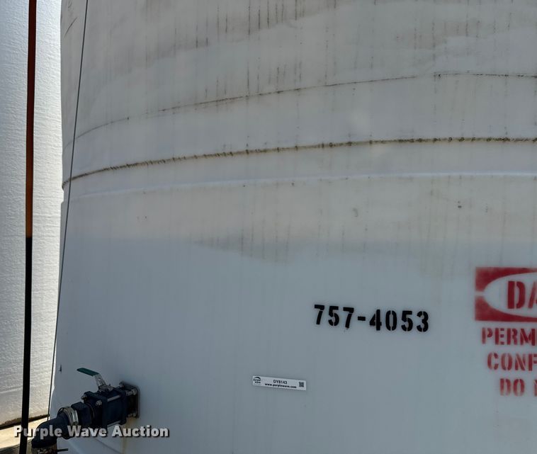 image for item DY8143 Salt brine poly storage tank