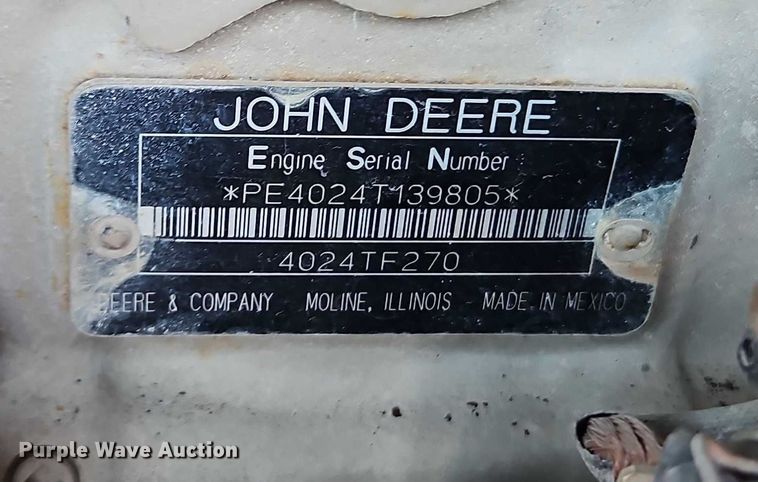 image for item DY8146 2007 Ingersoll Rand P185 air compressor