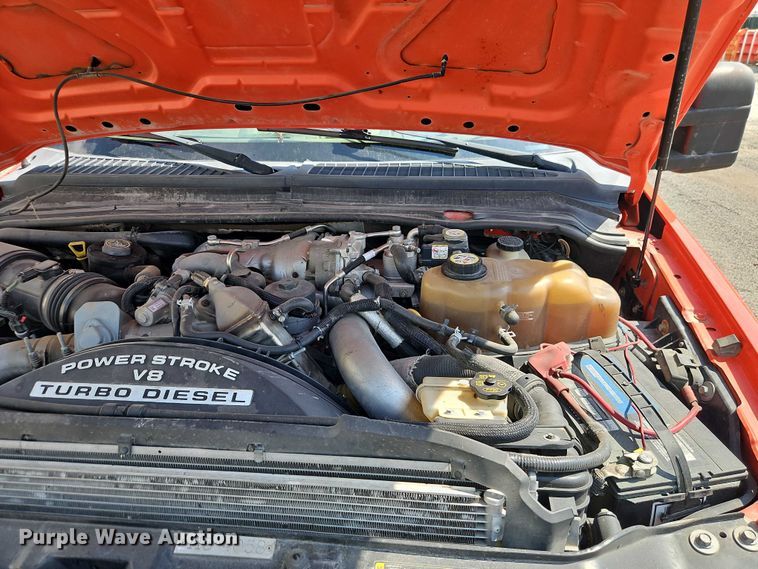 image for item DY8147 2008 Ford F250 Super Duty utility bed pickup truck