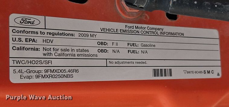 image for item DY8148 2009 Ford F250 Super Duty pickup truck