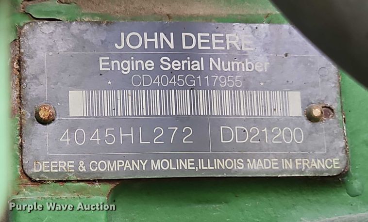 image for item DY8153 2007 John Deere 6415 tractor