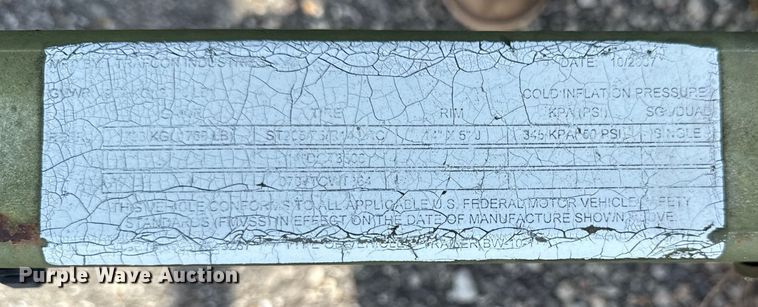 image for item DY8168 2006 Trafcon CB radio repeater trailer