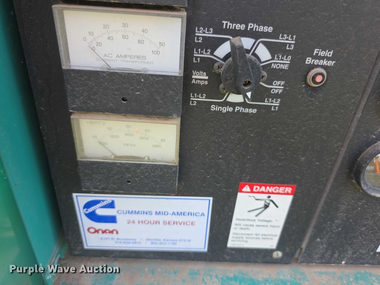 image for item DZ6327 Onan CSG-649I-6005-A generator