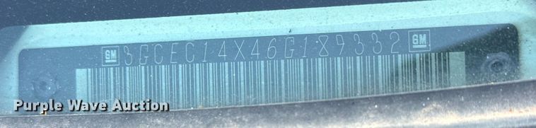 image for item EM8101 2006 Chevrolet Silverado 1500 pickup truck