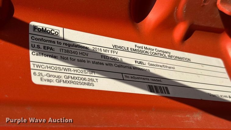 image for item EM8103 2016 Ford F250 Super Duty utility bed pickup truck