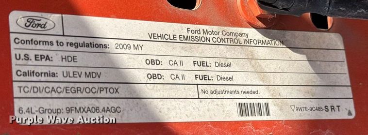 image for item EM8105 2009 Ford F250 Super Duty utility bed pickup truck