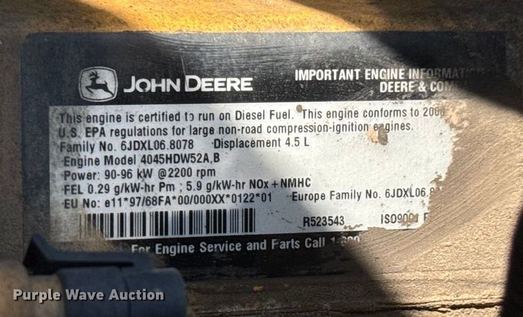 image for item EM8109 2006 John Deere 444J wheel loader