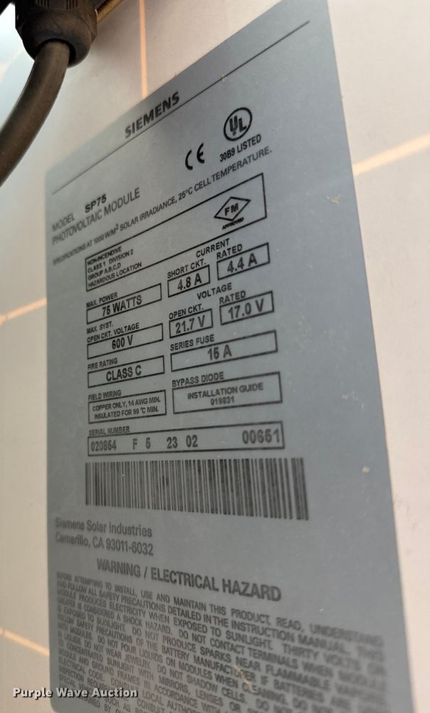 image for item EM8110 2002 Vermac ST-4825 arrow board trailer