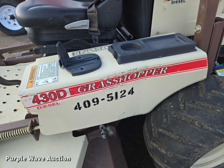 image for item EM8117 2014 Grasshopper 430D ZTR lawn mower