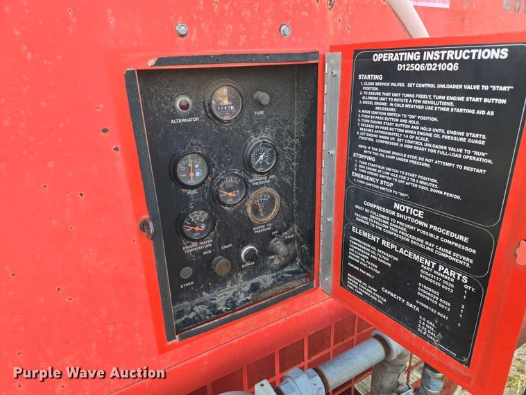 image for item EM8118 2000 Sullivan D017506JDB air compressor