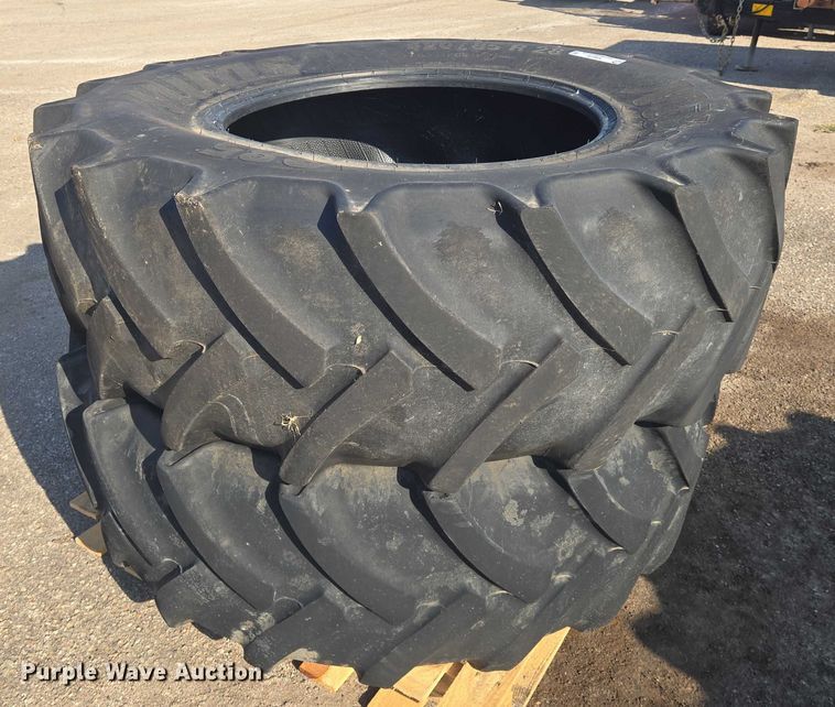 image for item EM8128 (2) Mitas AC85 420/85R28 tires