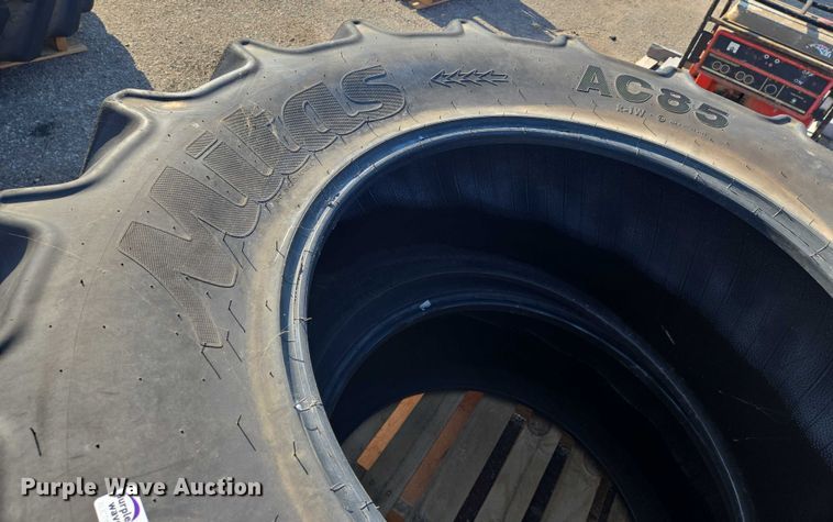 image for item EM8128 (2) Mitas AC85 420/85R28 tires