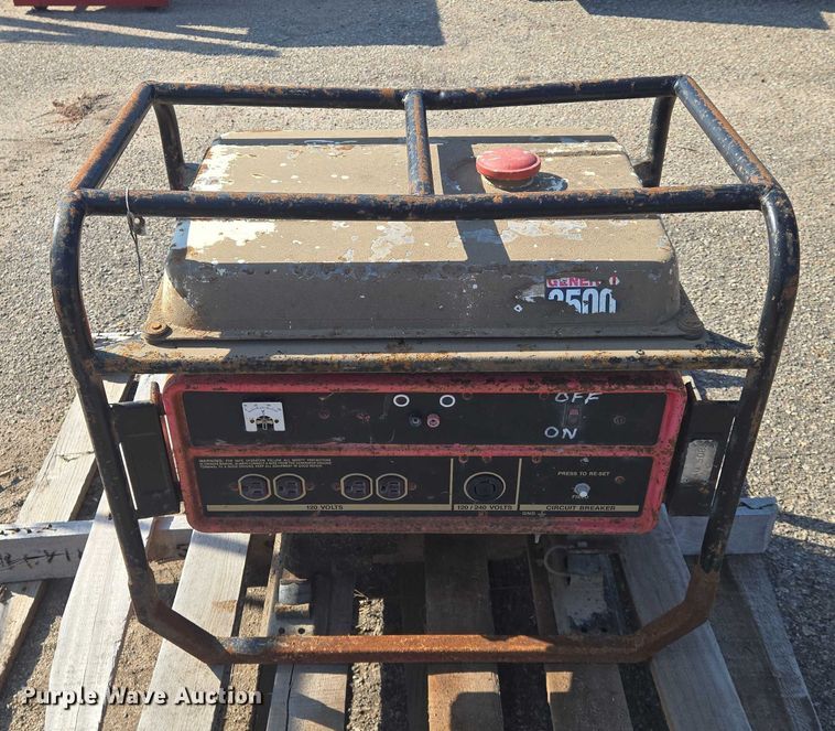 image for item EM8130 1989 Homelite WG3500 generator