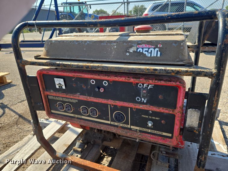 image for item EM8130 1989 Homelite WG3500 generator