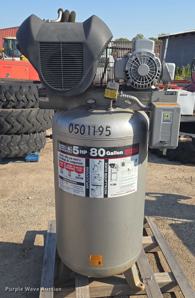 image for item EM8134 1995 Campbell Hausfeld air compressor