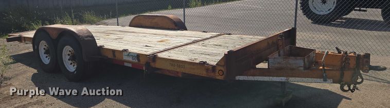 image for item EM8137 2003 Fastline tilt deck equipment trailer