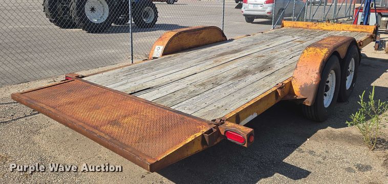 image for item EM8137 2003 Fastline tilt deck equipment trailer