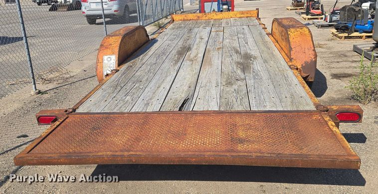 image for item EM8137 2003 Fastline tilt deck equipment trailer