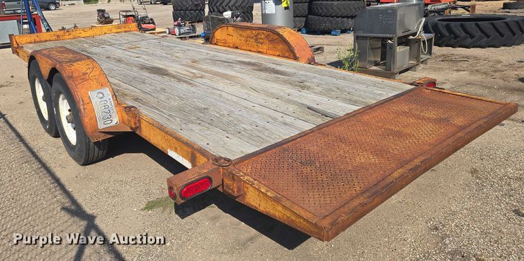 image for item EM8137 2003 Fastline tilt deck equipment trailer