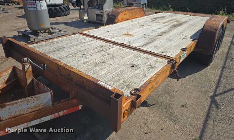 image for item EM8137 2003 Fastline tilt deck equipment trailer