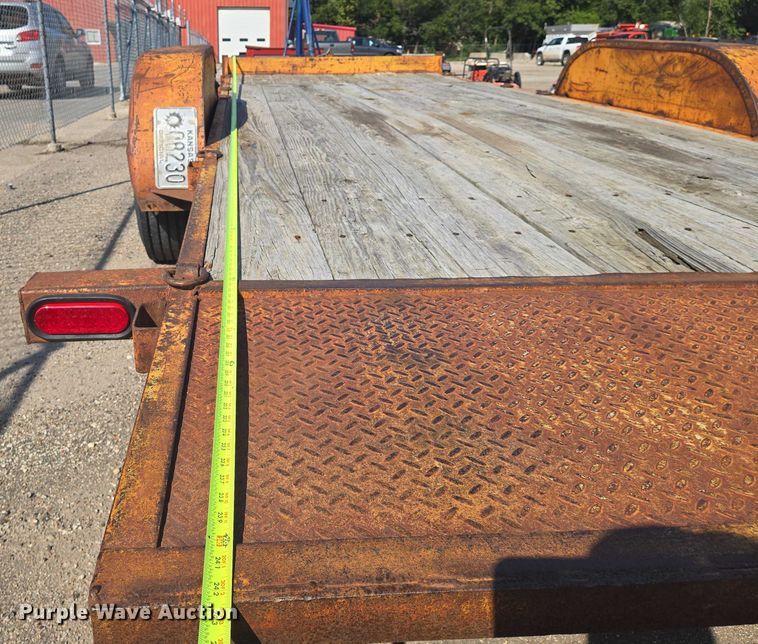 image for item EM8137 2003 Fastline tilt deck equipment trailer