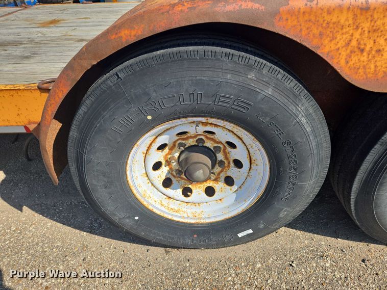 image for item EM8137 2003 Fastline tilt deck equipment trailer