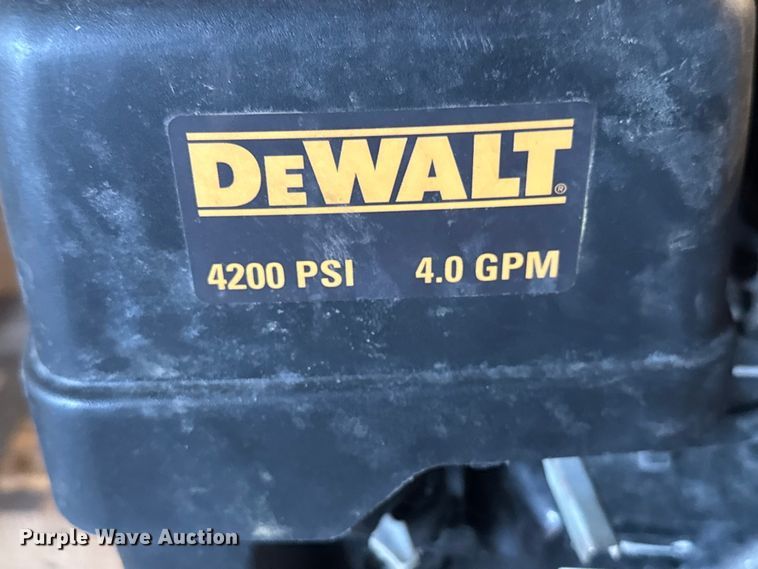 image for item EM8140 DeWalt DXPW4240 pressure washer