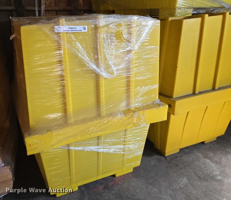 image for item EM8141 (3) Eagle spill containment totes
