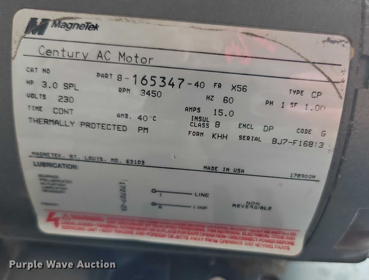 image for item EO4658 American IMC T29.A,601H air compressor