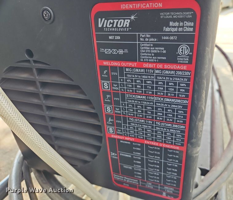 image for item EO4662 Victor Firepower MST220i welder