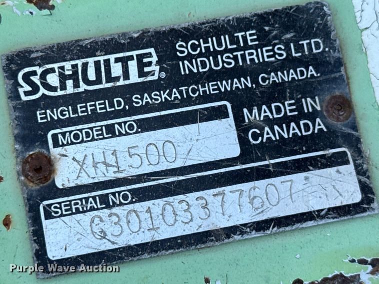 image for item EP0611 Schulte XH1500 batwing rotary mower