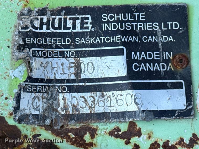 image for item EP0612 Schulte XH1500 batwing rotary mower