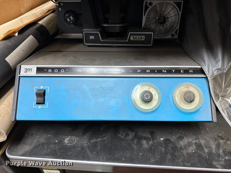 image for item EP0624 1977 3M 500 microfilm reader