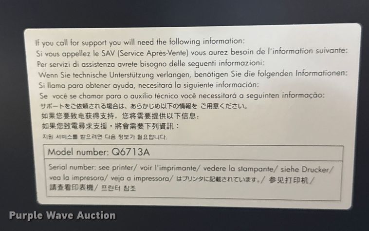 image for item EP0654 HP Deignjet T1100 MFP plotter printer