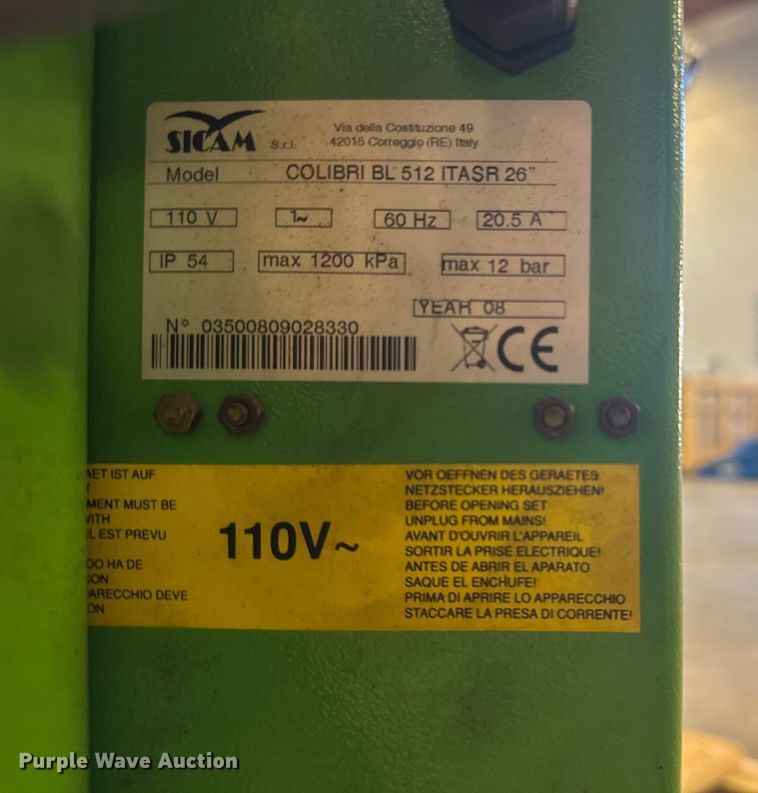 image for item ER2412 Bosch TC326 S tire machine