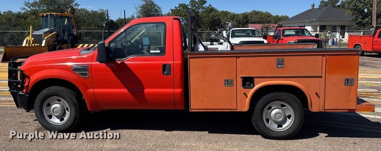 image for item ER2423 2009 Ford F250 Super Duty utility bed pickup truck