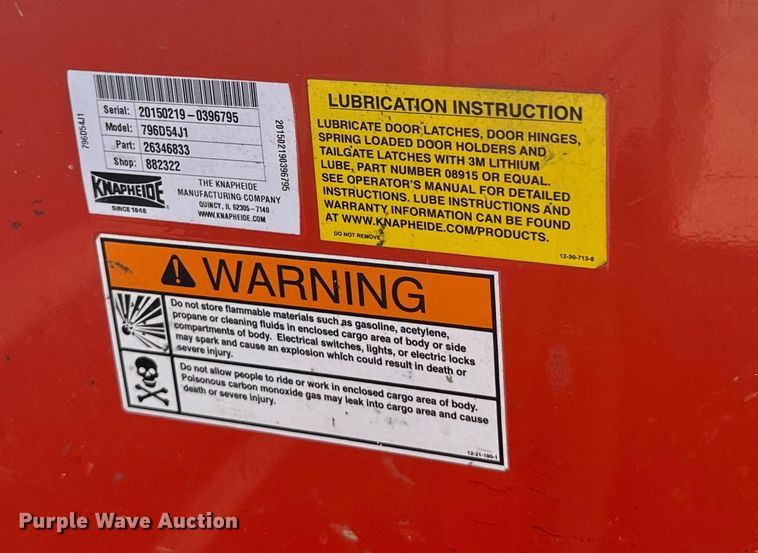 image for item ER2428 2015 Ford F350 Super Duty Crew Cab utility bed pickup truck